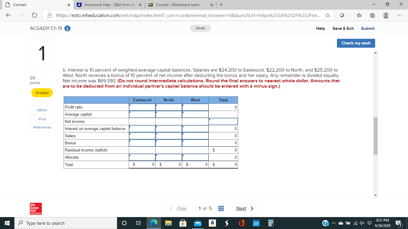 Courses - Blackboard Learn x + X O https://ezto.mheducation.com/ext/map/index.html?_con=con&external_browser=0&launchUrl=https%253A%252F%252Fne... > O .