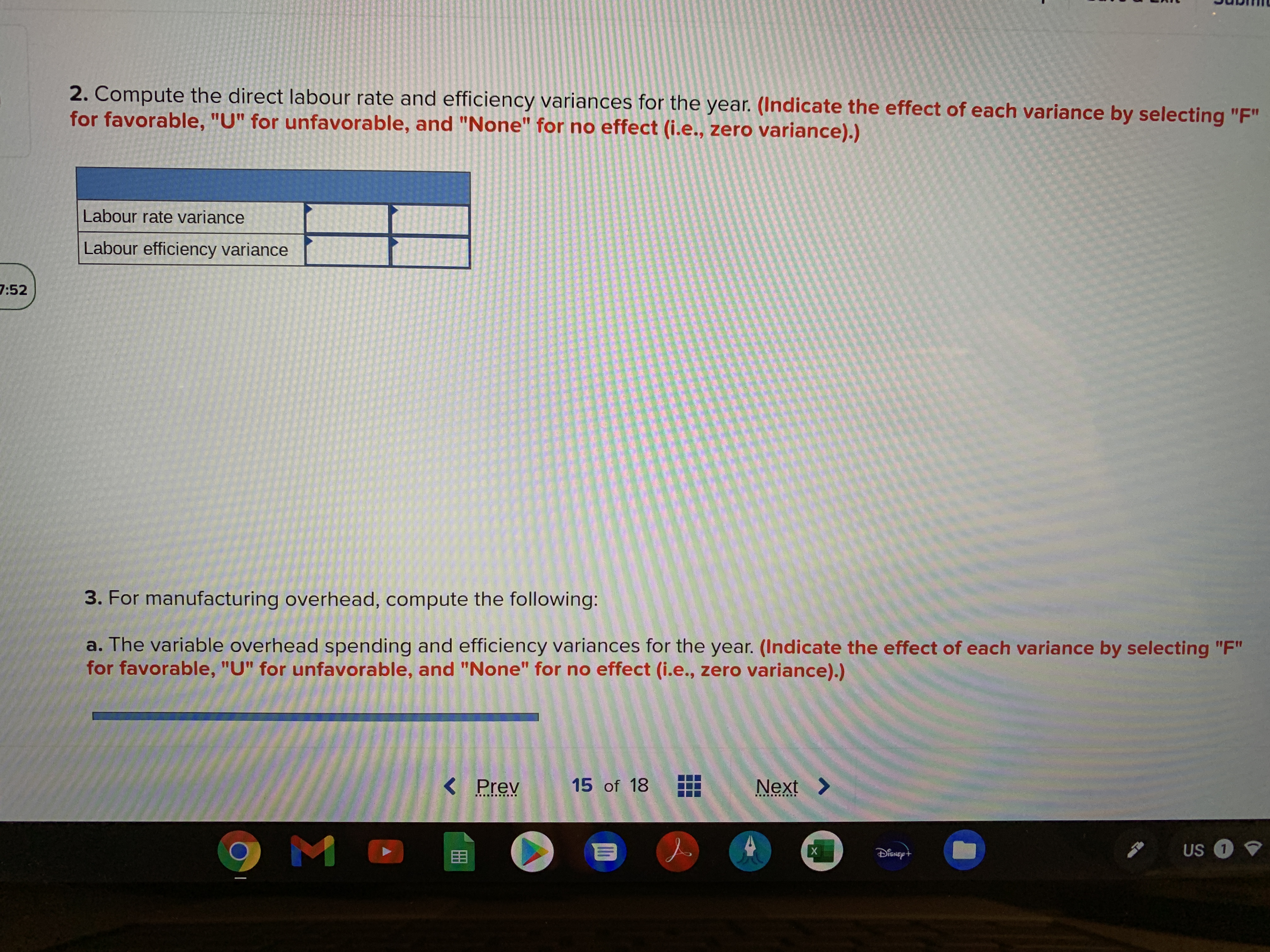 of XYZ Company, was pleased to see a small variance on the