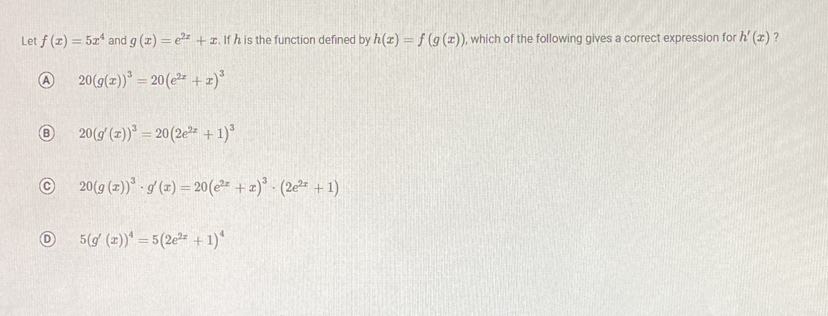 Please help me with question #6 Let f (x) - 5x and