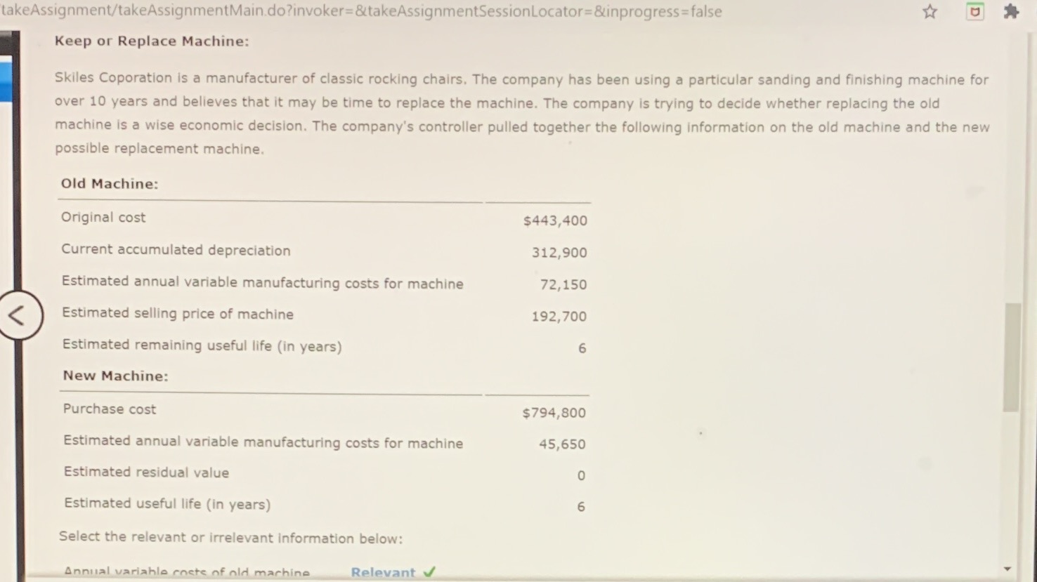 how do i calculate total differential decease in cost?! takeAssignment/takeAssignmentMain.do?invoker=&takeAssignmentSessionLocator=&inprogress=false Keep or