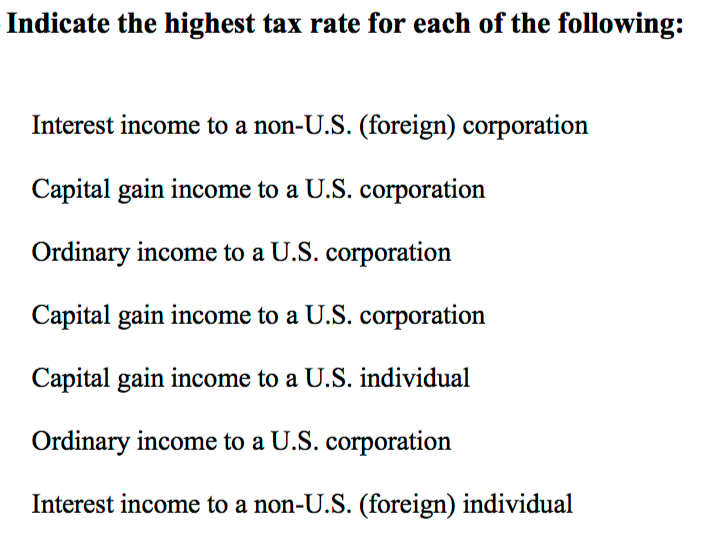 cannot get a preferential capital gain tax rate. (T or F )