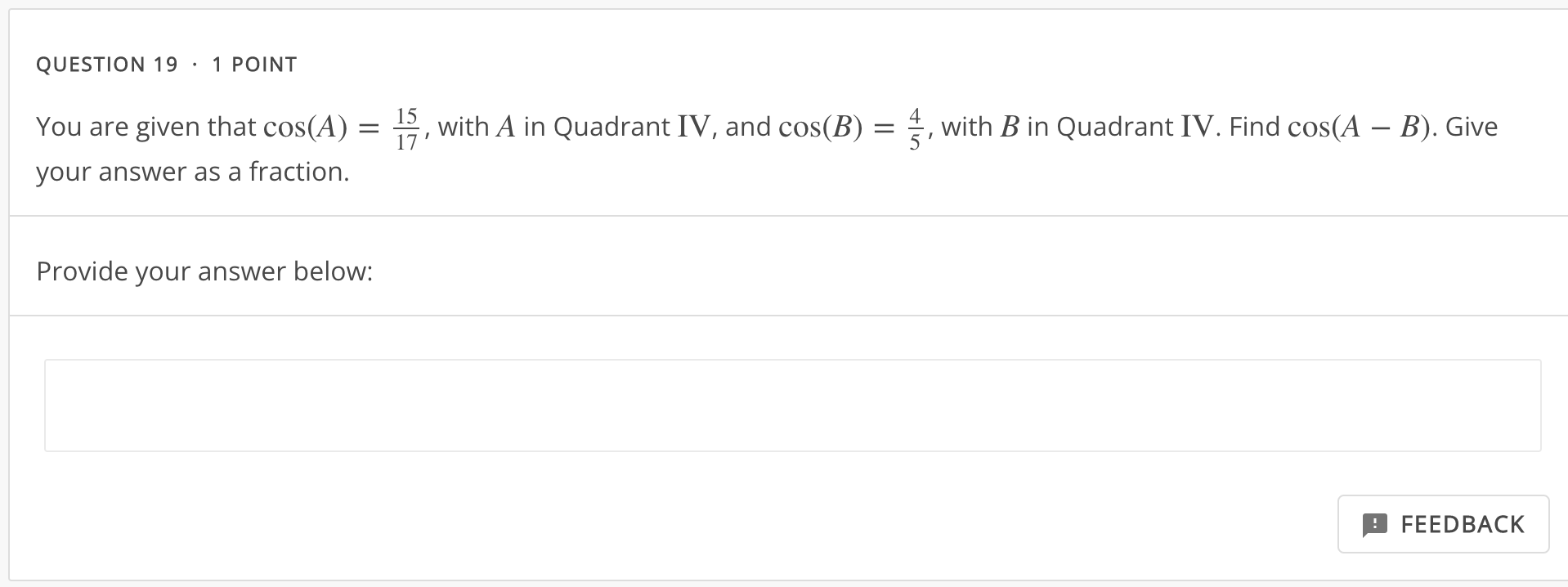 which tan acos (2a) is defined, which of the following expressions is
