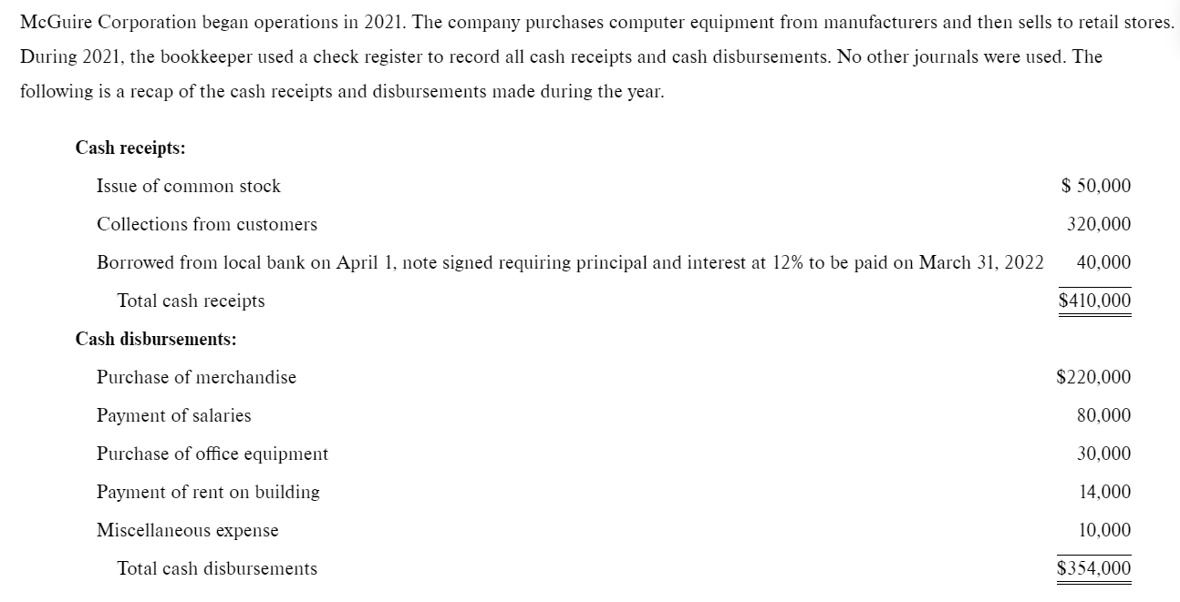 Let me know How to solve the solution to this question McGuire