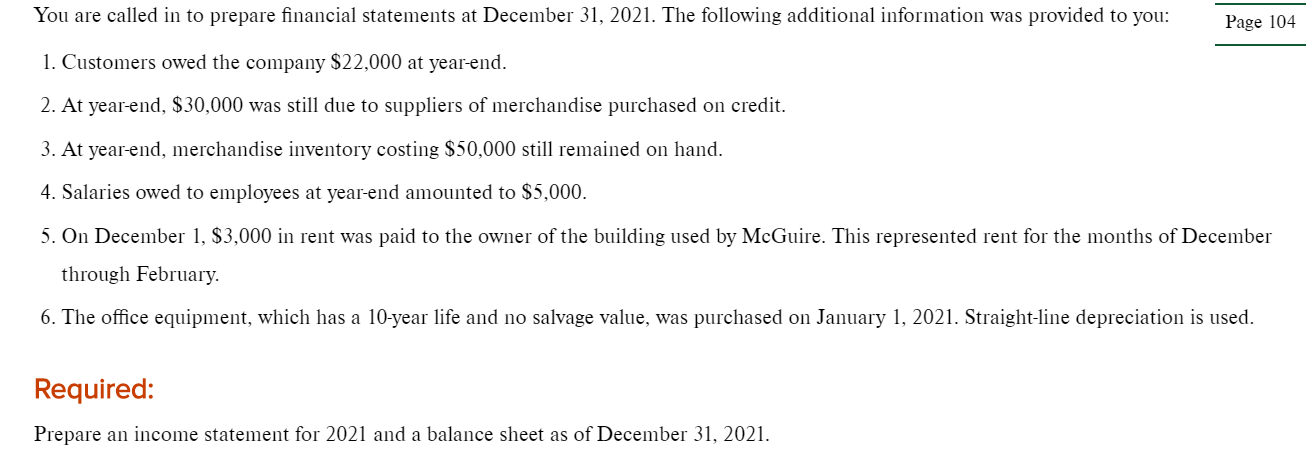 Corporation began operations in 2021. The company purchases computer equipment from manufacturers