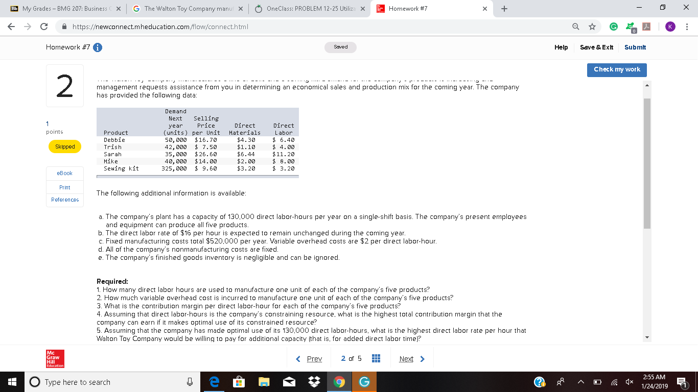 I need help with my homework. the picture below have all the
