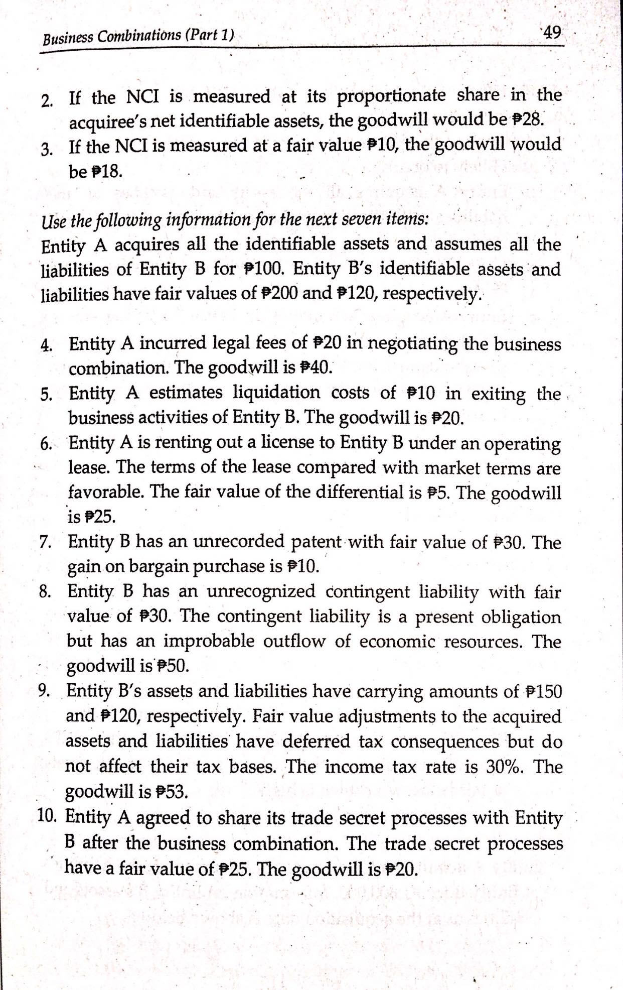 A acquires 100% interest 1n the Voting shares of Entity EH :1