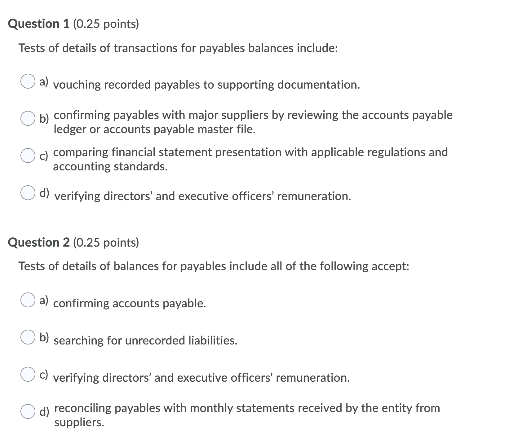 Only need the answer. no need for any explanations please Question 1