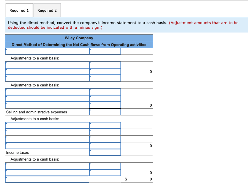 Please help me understand how to solve the problem. Required 1 Required