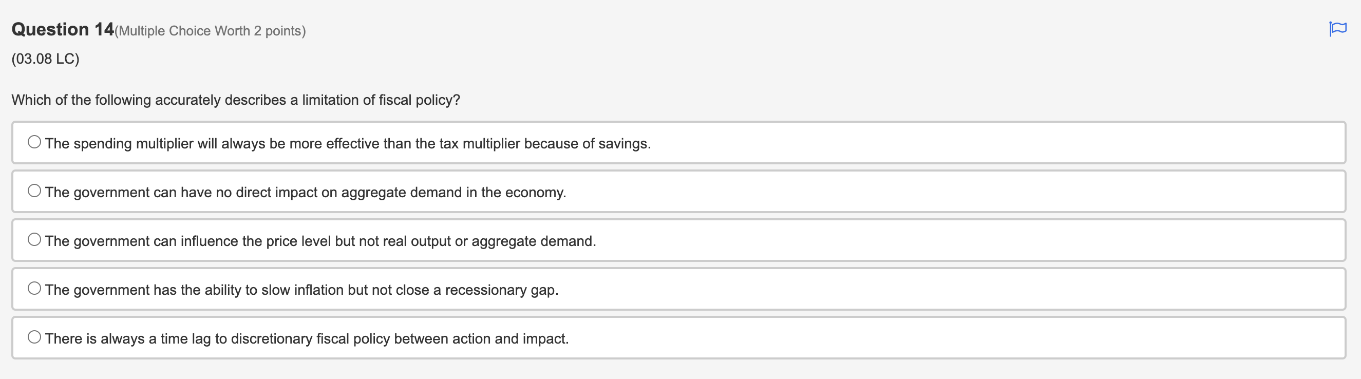 investmentQuestion 3(Multiple Choice Worth 2 points) (03.03 MC) Workers resist any decrease
