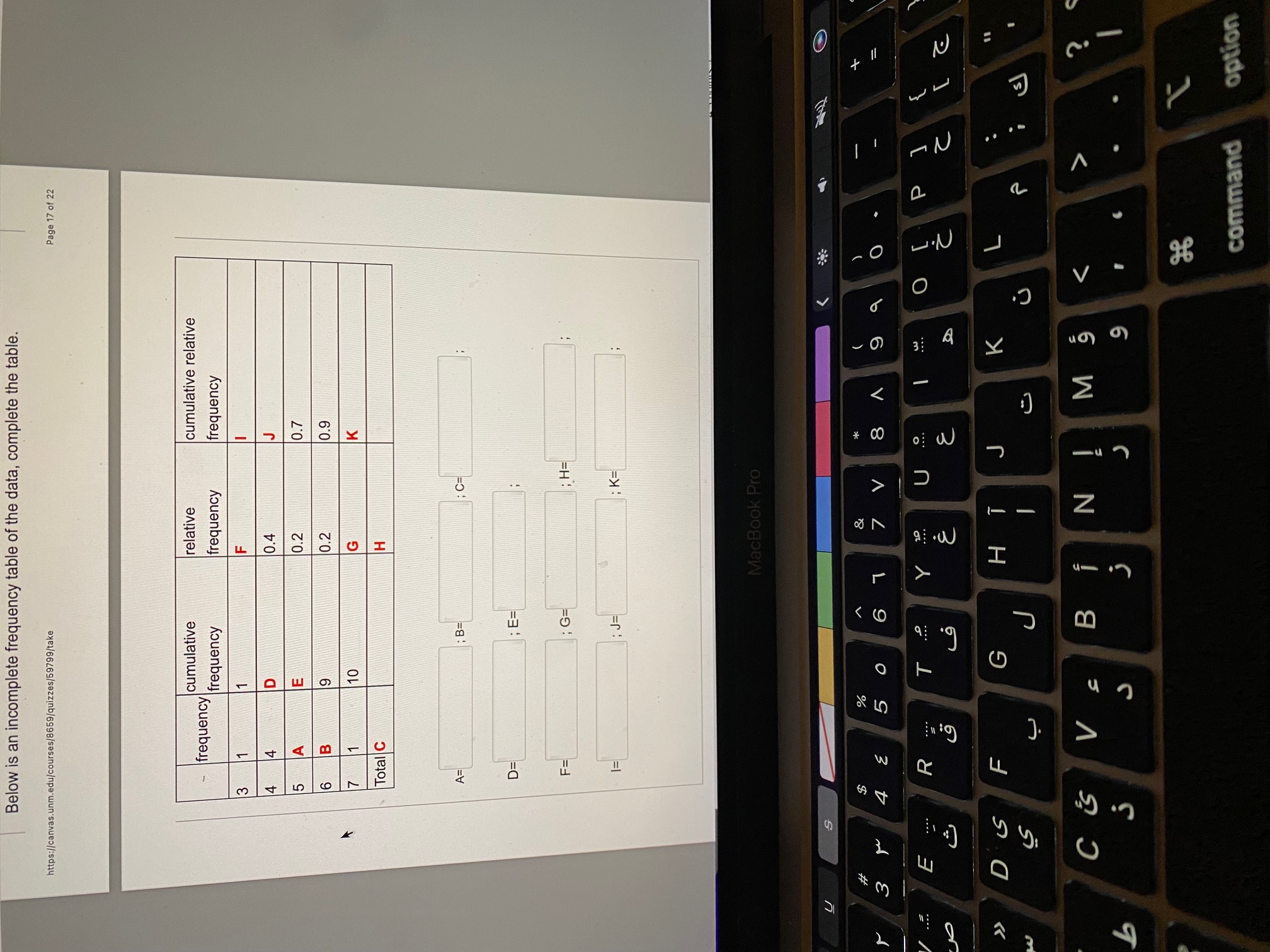 math test scores from 6 graders that include the following: 5, 6,