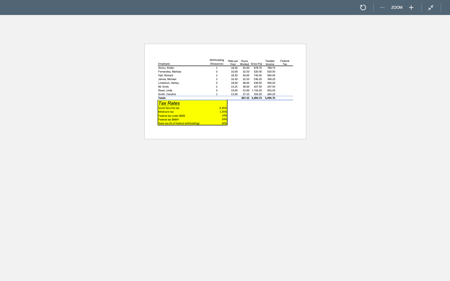 In the following exercise, you will create formula to compute only the
