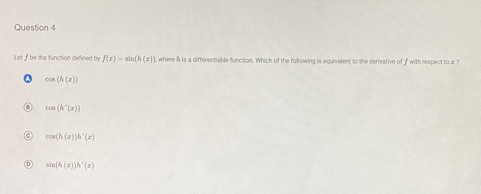 Please help me with question #4 Question 4 Let f be the