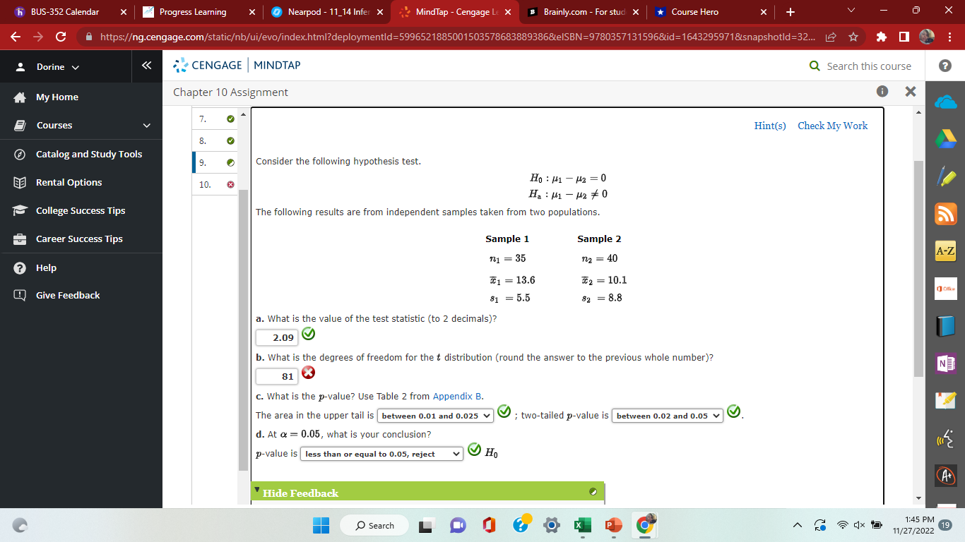  6 BUS-352 Calendar X Progress Learning X Nearpod - 11_14 Infer