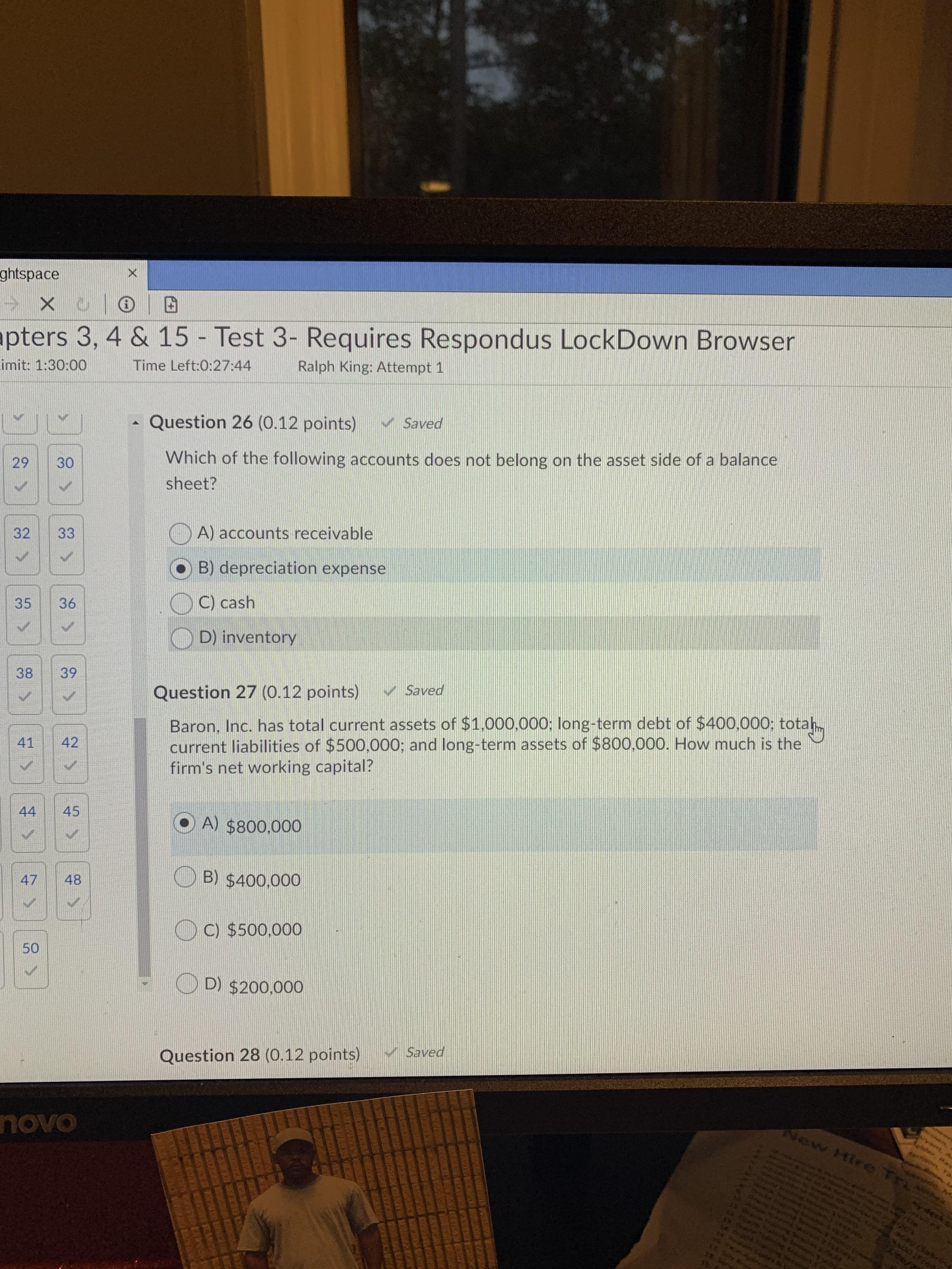  ghtspace x X pters 3, 4 & 15 - Test 3-