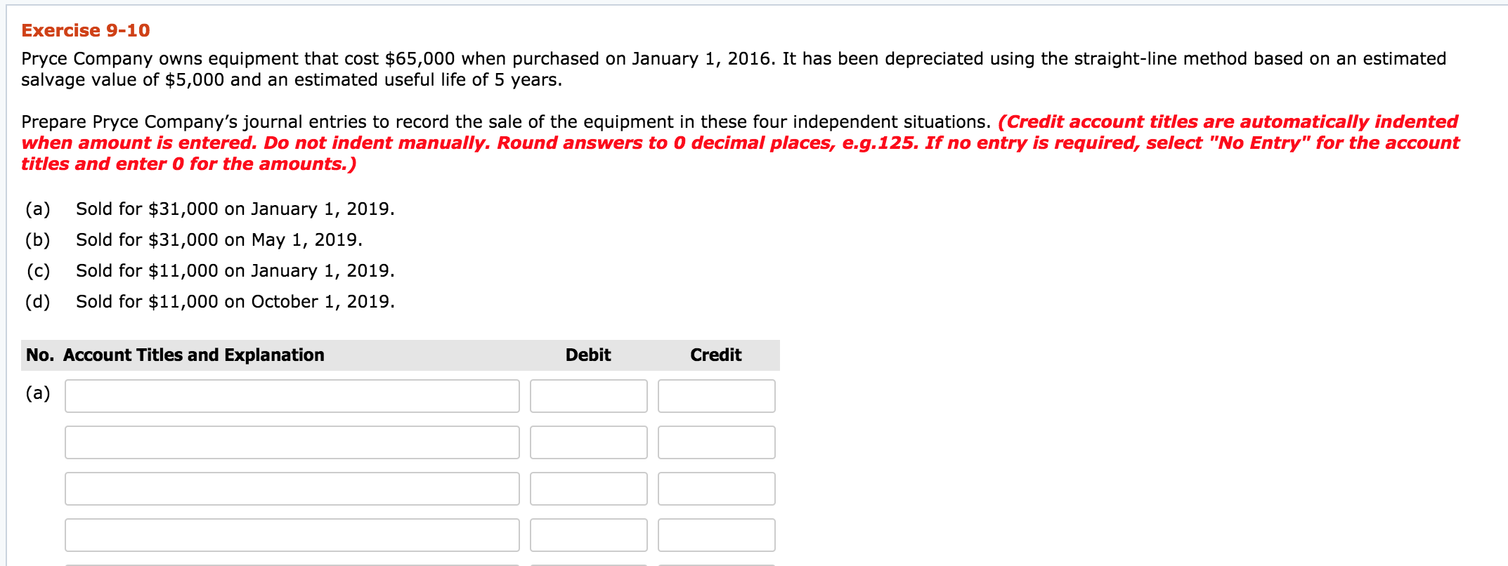 green - I tried "Depletion Expense " and it said it wasn't