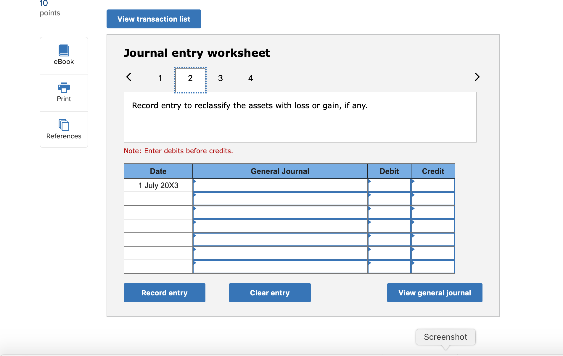 of land, a building, and equipment. An active plan of disposal is