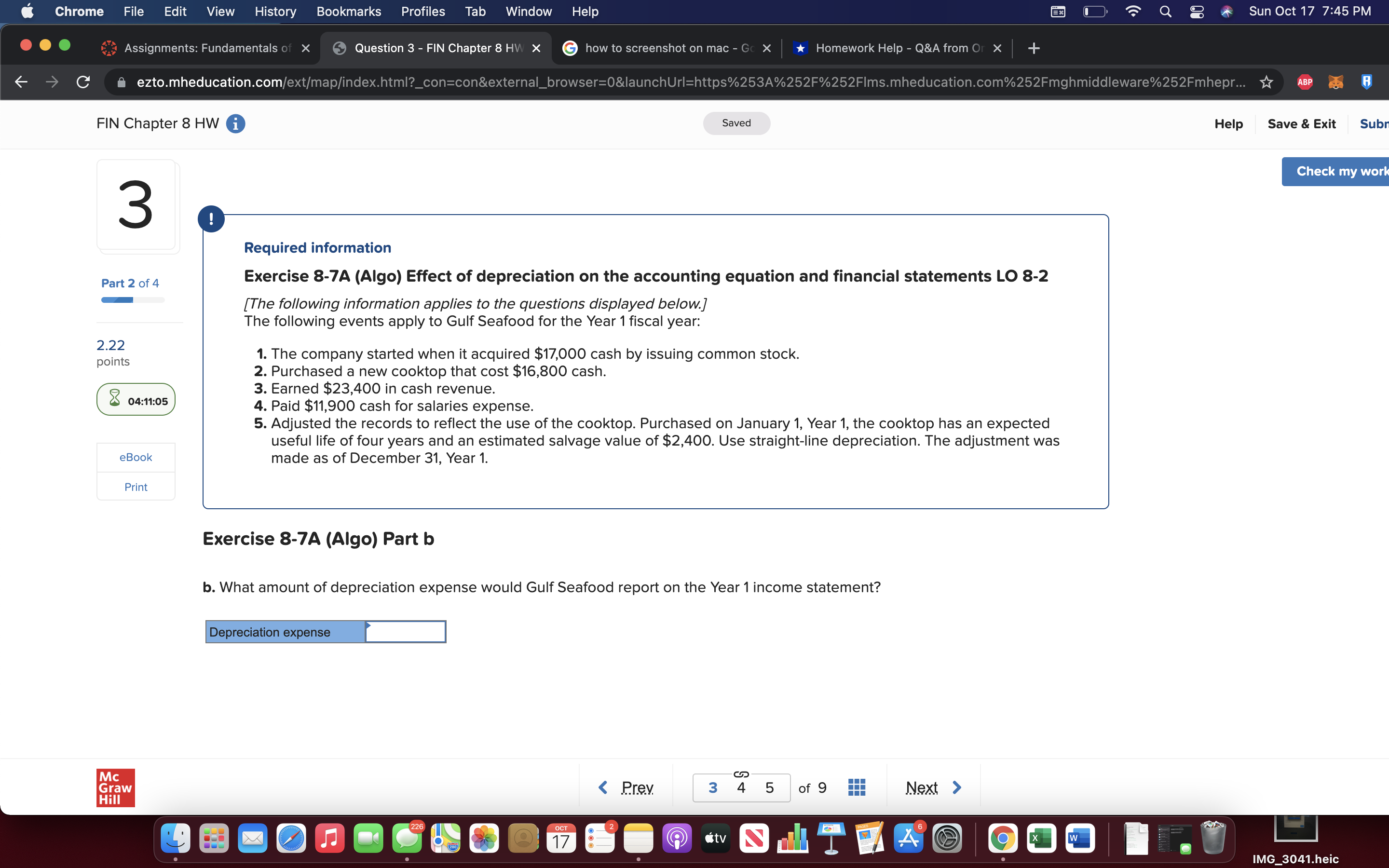 Chrome File Edit View History Bookmarks Profiles Tab Window Help Q