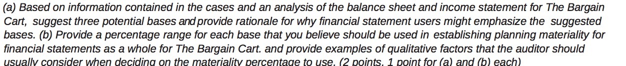  (a) Based on information contained in the cases and an analysis