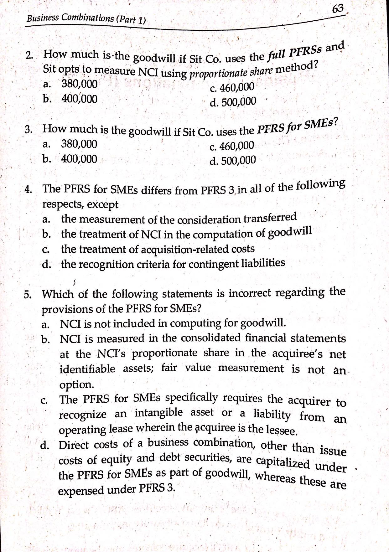follows: Saturday Co. agrees to pay Sunny's former owners #2,000,000 cash, half