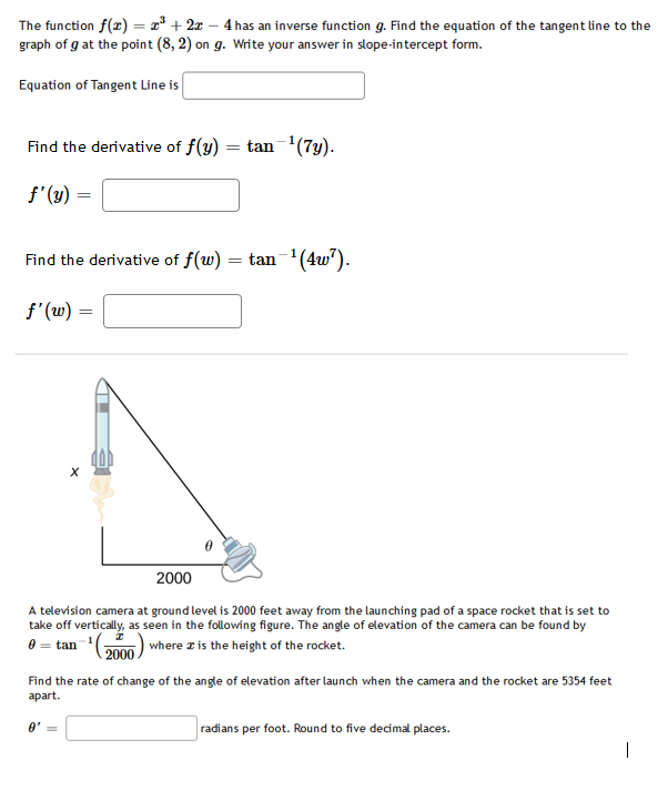  The function f(x) = 2" + 2x - 4 has an