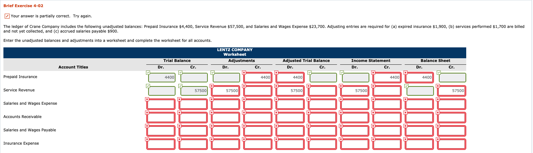 WOULD ANYONE BE ABLE TO GET THIS RIGHT? Brief Exercise 4-02 Your