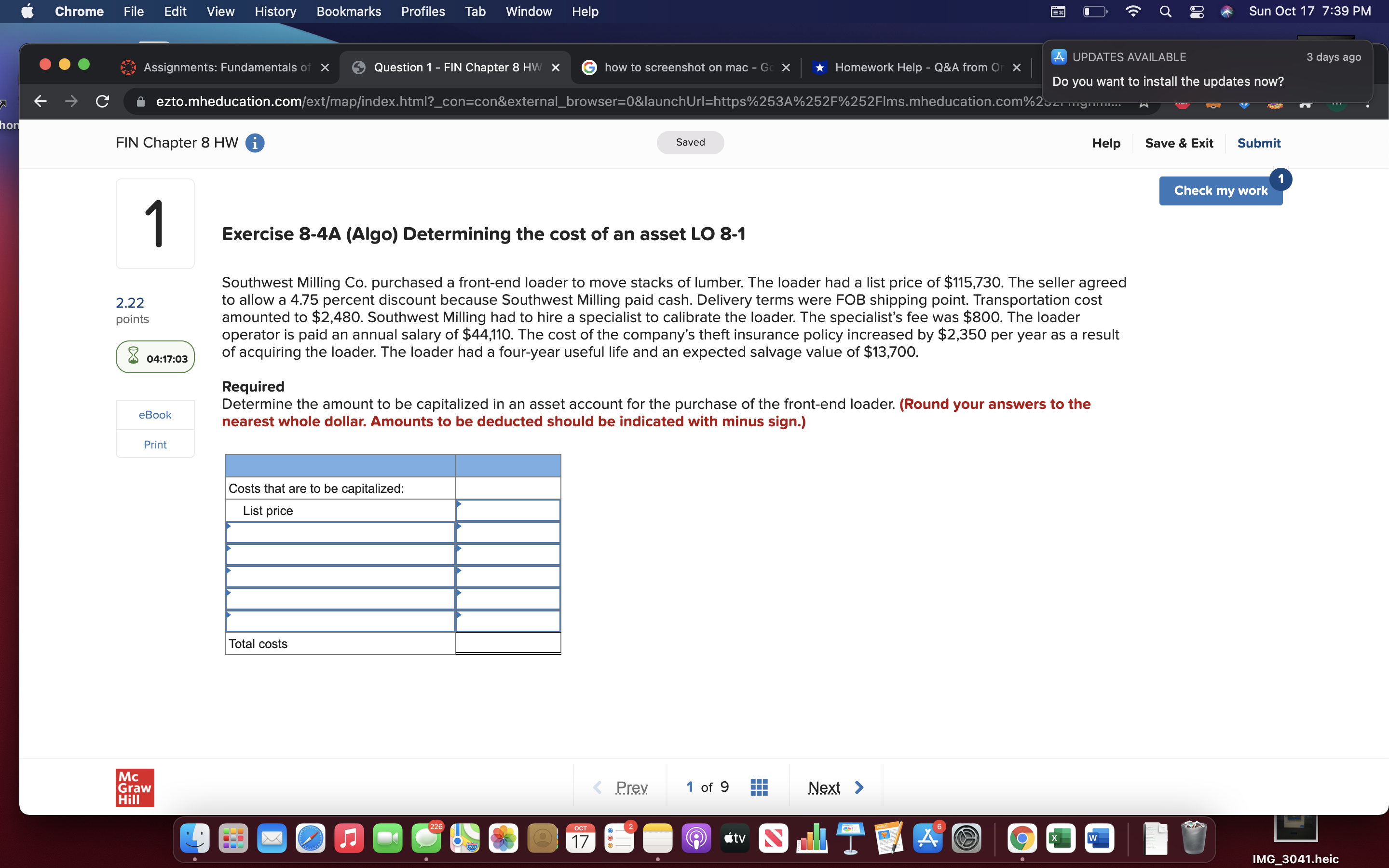  6 Chrome File Edit View History Bookmarks Proles Tab Window Help