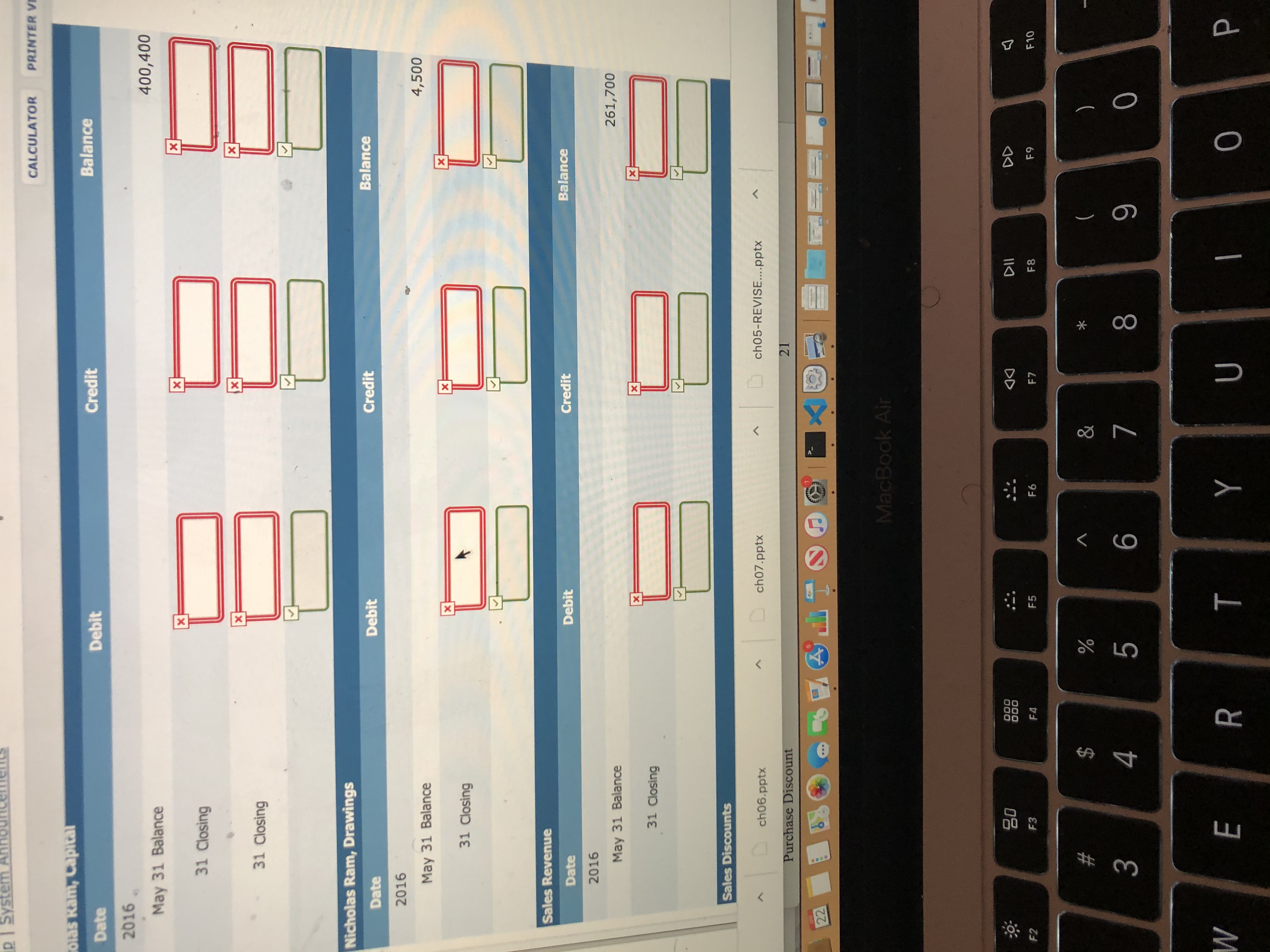 Can u please help me with the general ledger D. | System