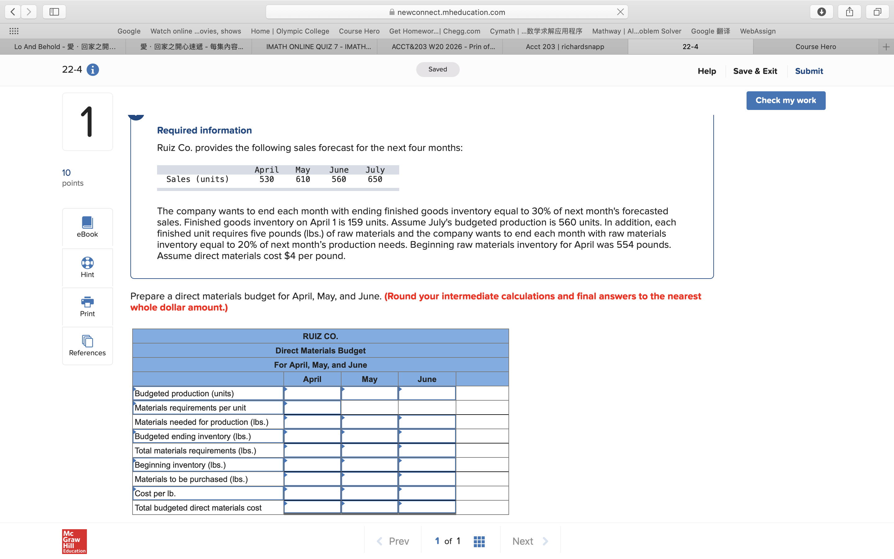 I don't understand what the question asked for newconnect.mheducation.com X Google Watch