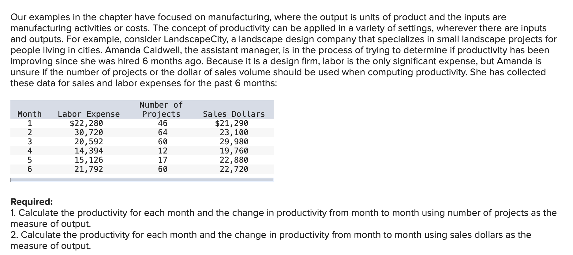 question in the pic Our examples in the chapter have focused on