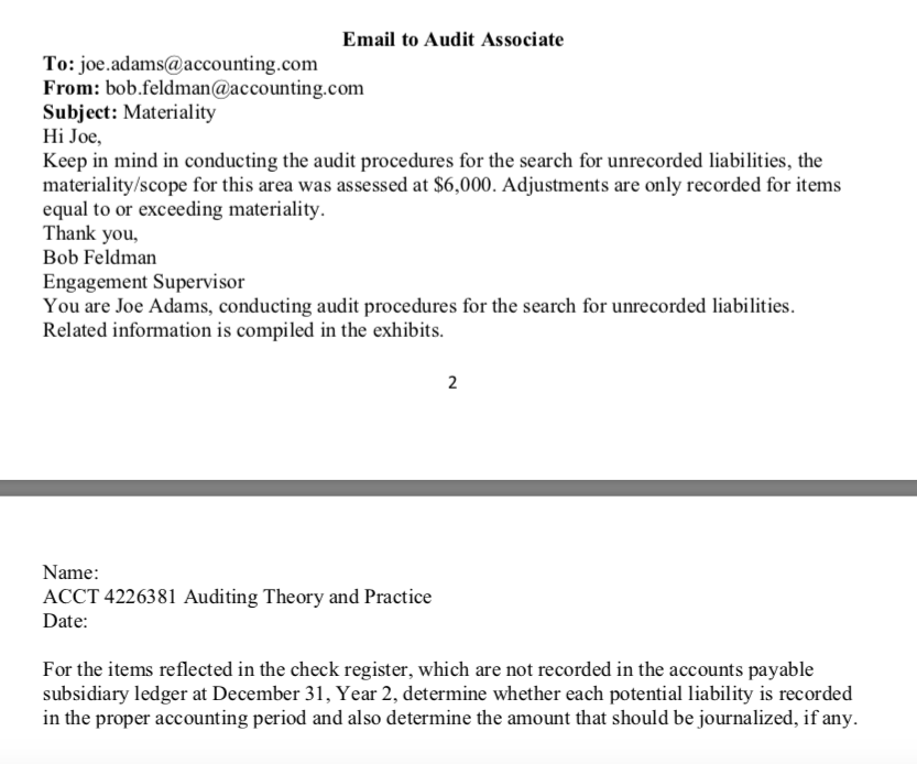 the check numbers in the table below, select from the option lists