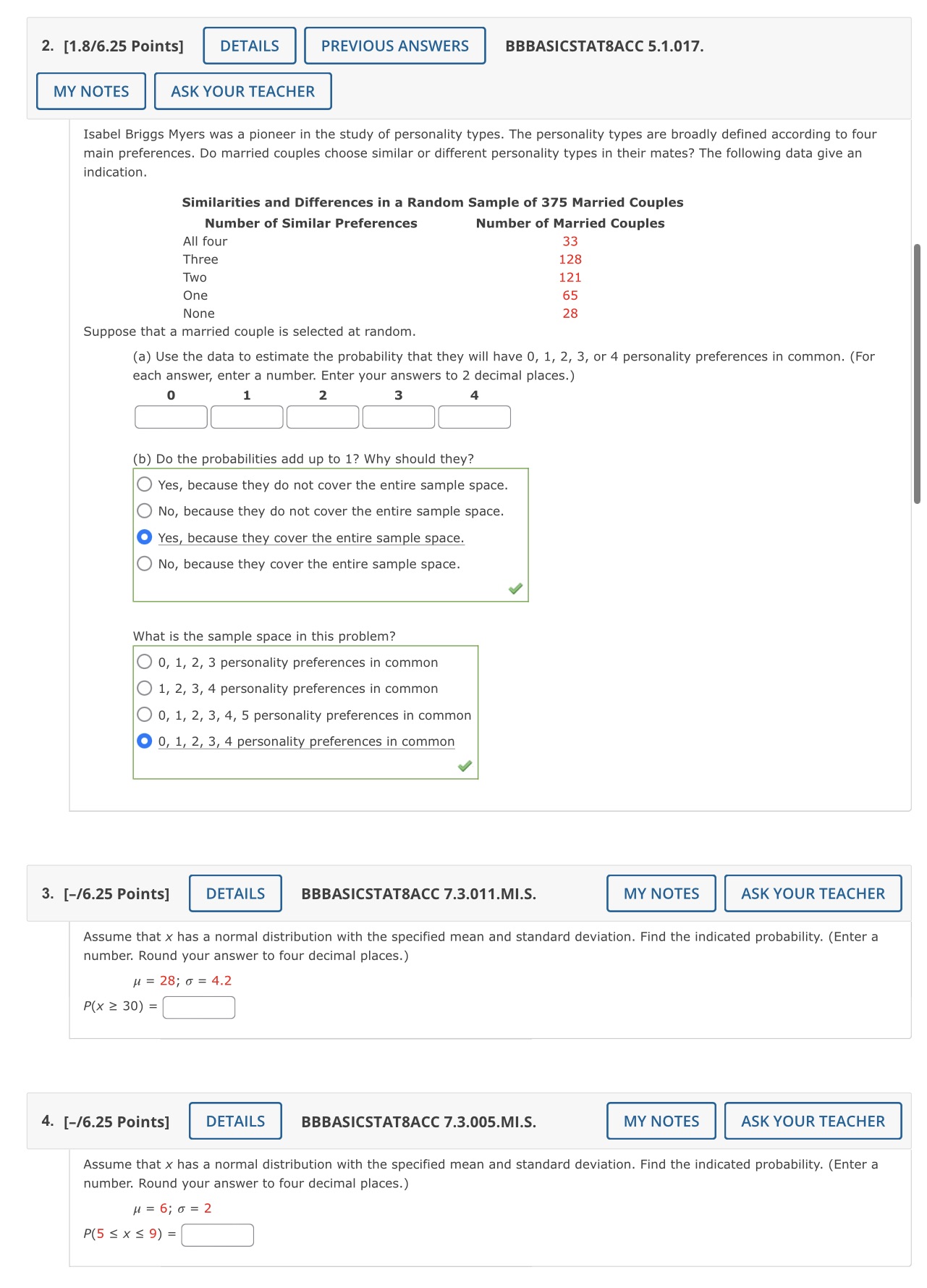  2. [1.8/6.25 Points] DETAILS PREVIOUS ANSWERS BBBASICSTATBACC 5.1.017. MY NOTES ASK
