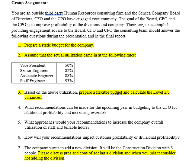 a couple of things: can you confirm my static budget is correct?