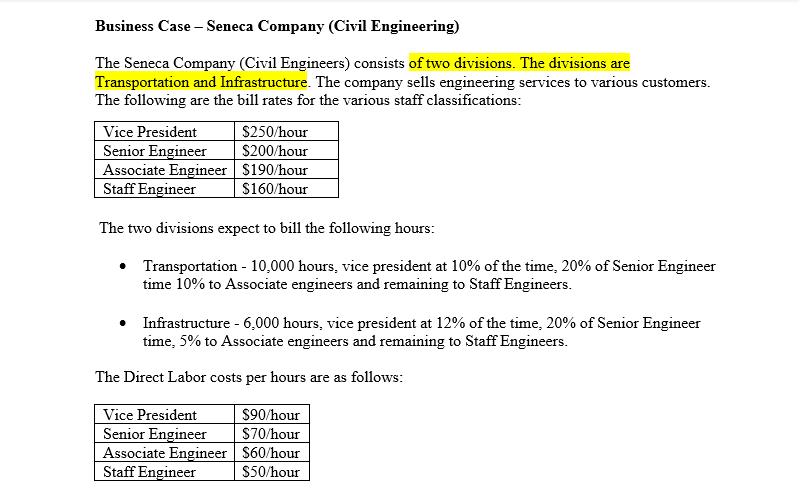 and then make a flexible budget and then a level 2 and
