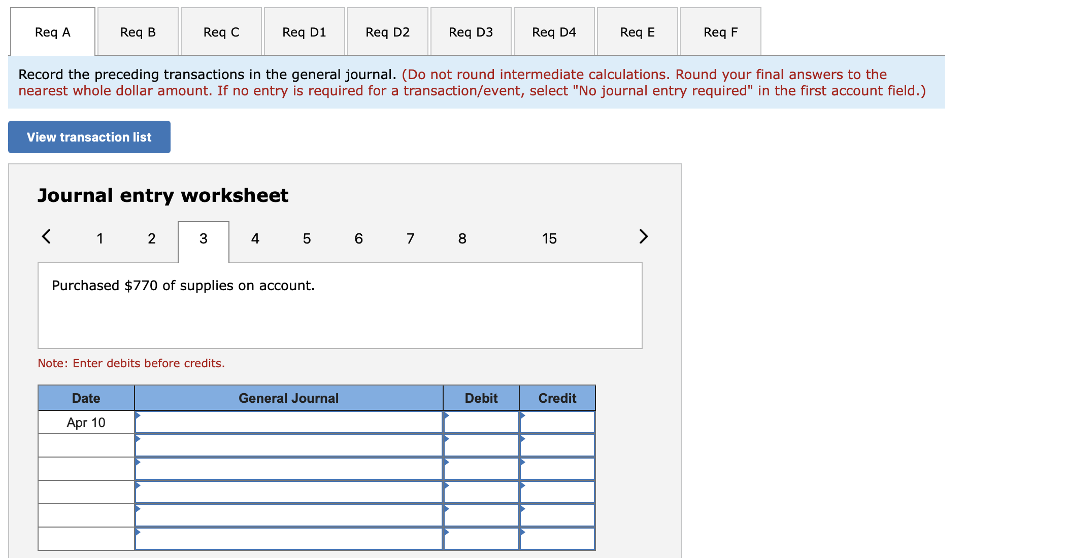 of common stock. February 1 Paid rent for office space for two
