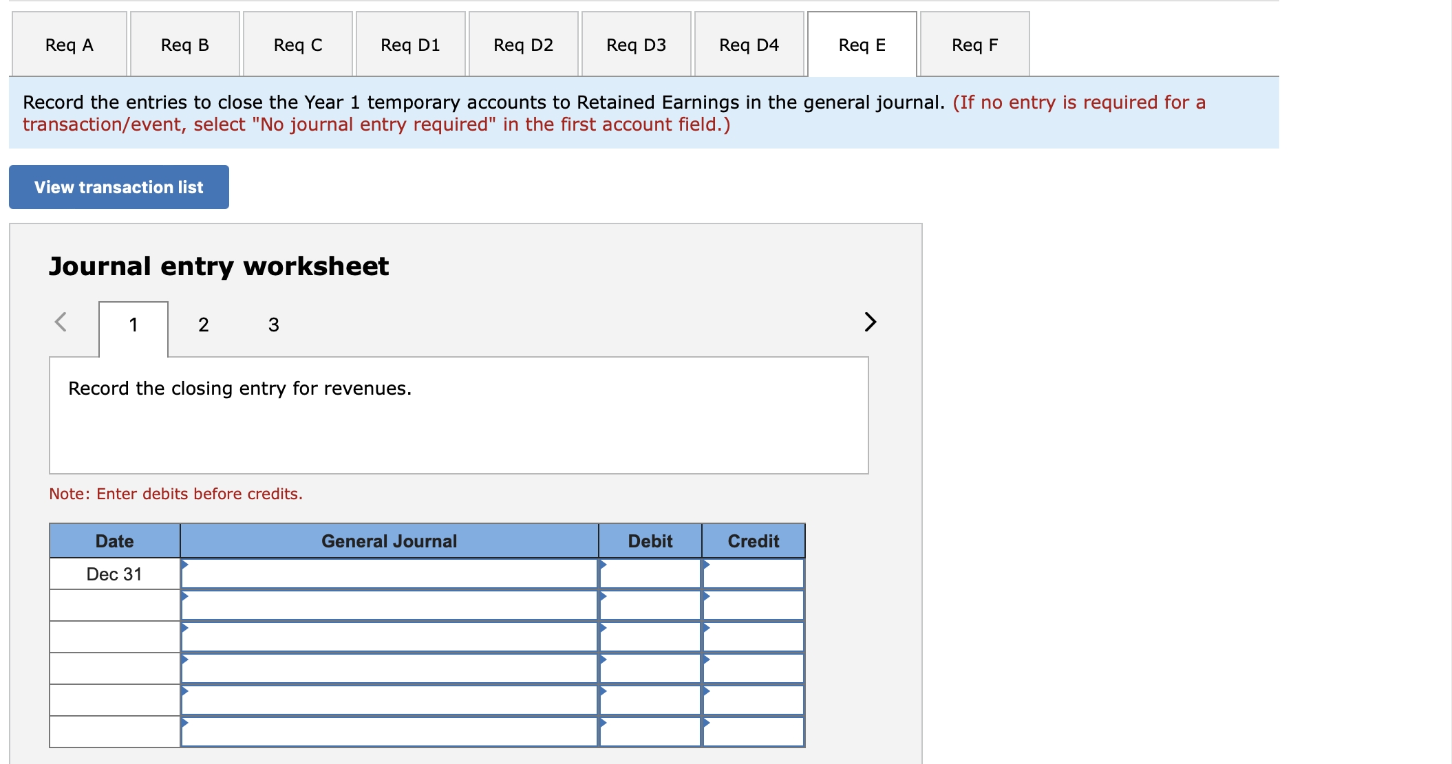 Retained Earnings in the general journal and post to the T-accounts. f.