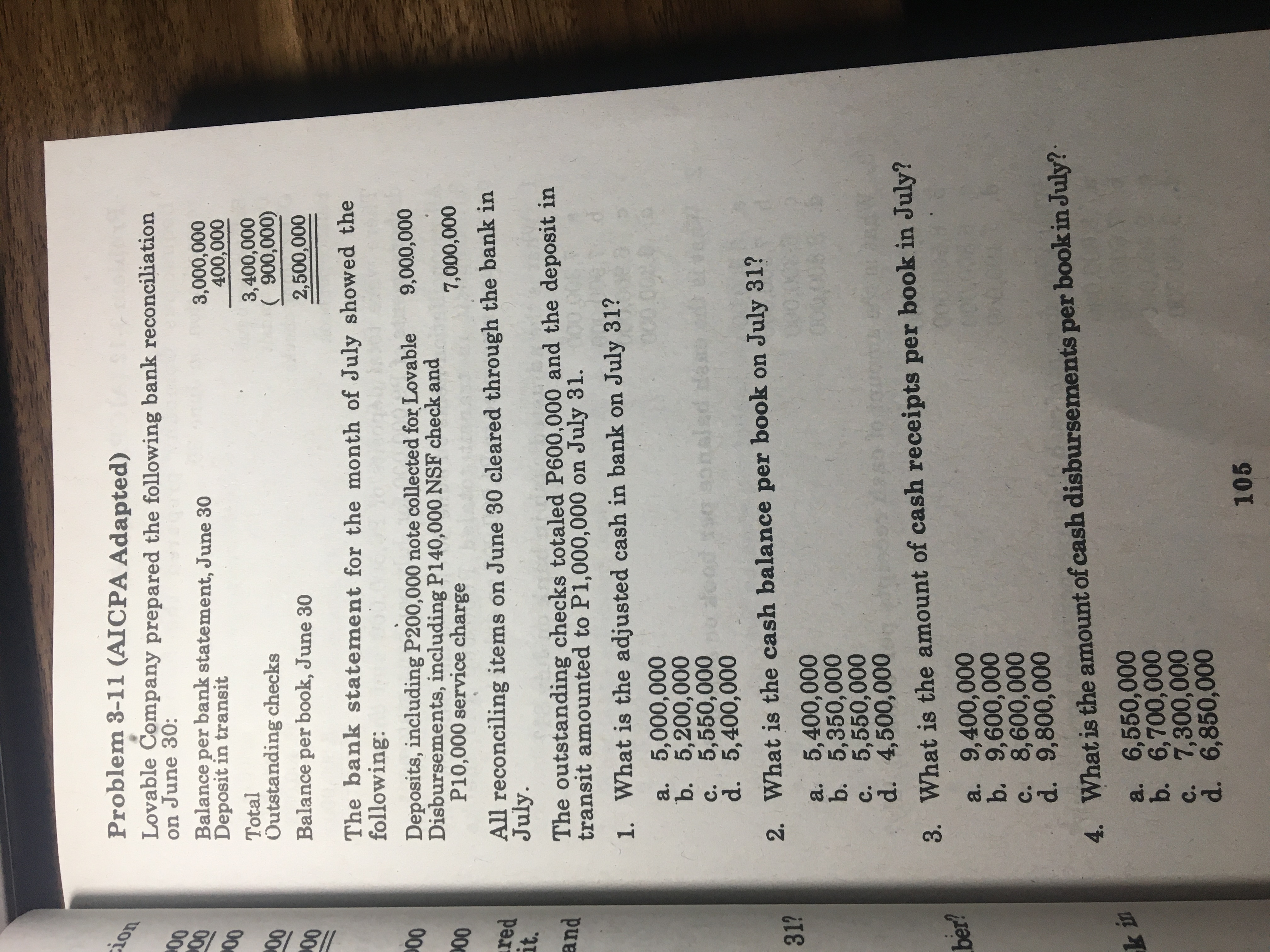 you ?? Problem 3-11 Lovable Company p Problem 3-10 (AICPA Adapted) on
