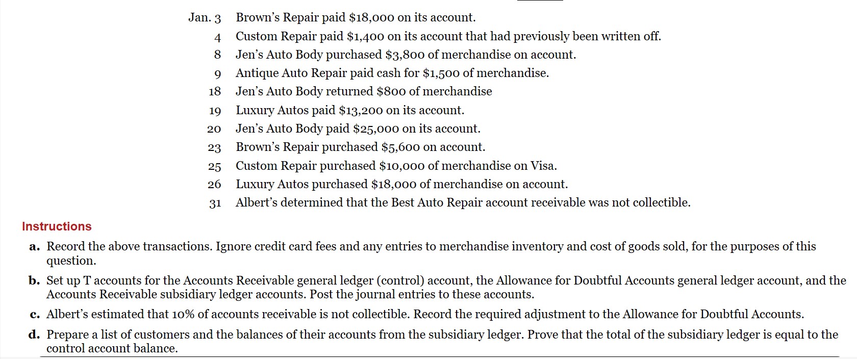 for the question all numbered so please look at them in order.