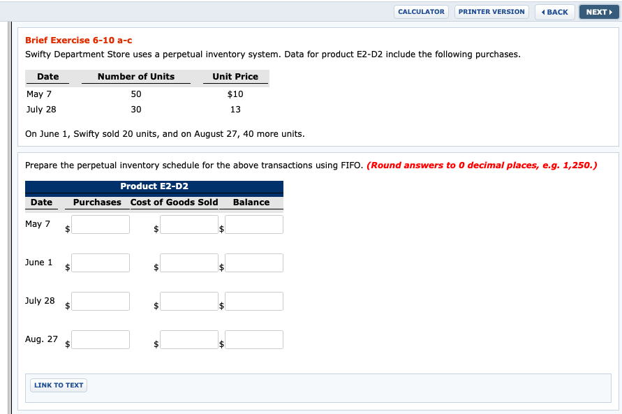 thank you for all your help CALCULATOR PRINTER VERSION BACK NEXT Brief