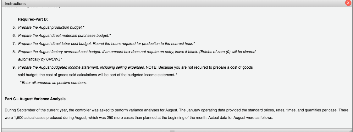 The January direct materials, direct labor, and factory overhead costs are as