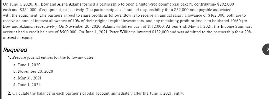 Please help me to find answerThank you so much On June 1,