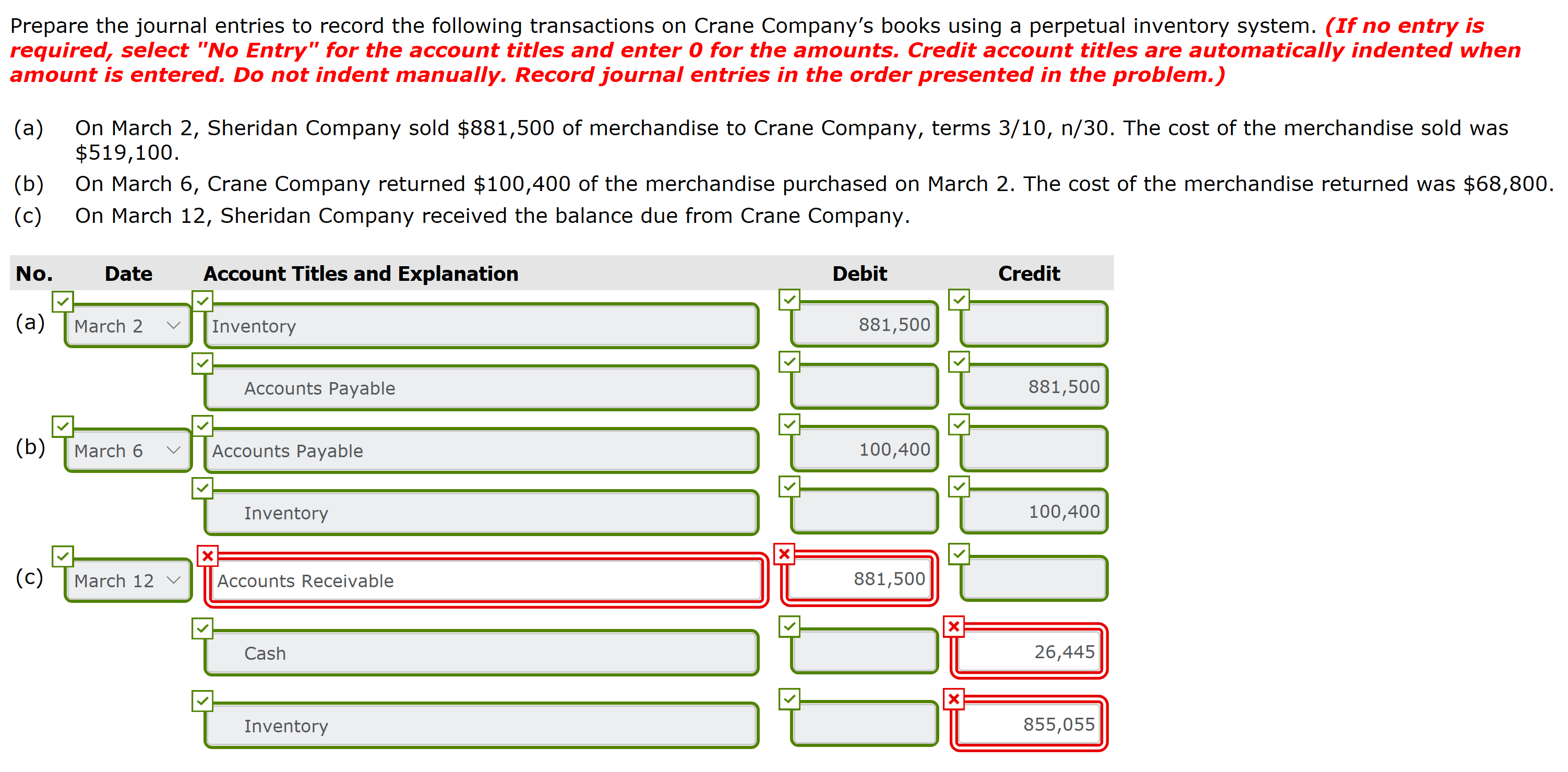 How do you finish the journal for part C? I'm confused with