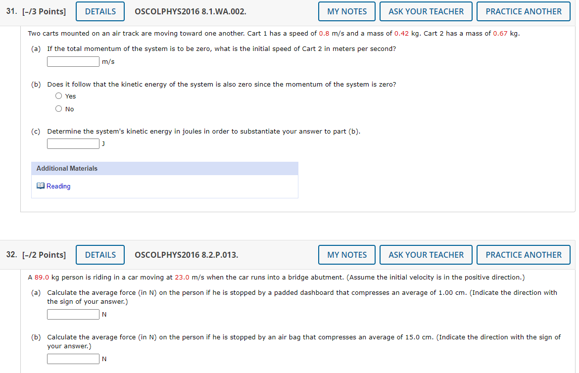 are attached to a cord of negligible mass which passes over a