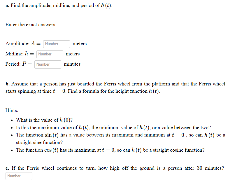 of your Ferris wheel in the text box and include that as