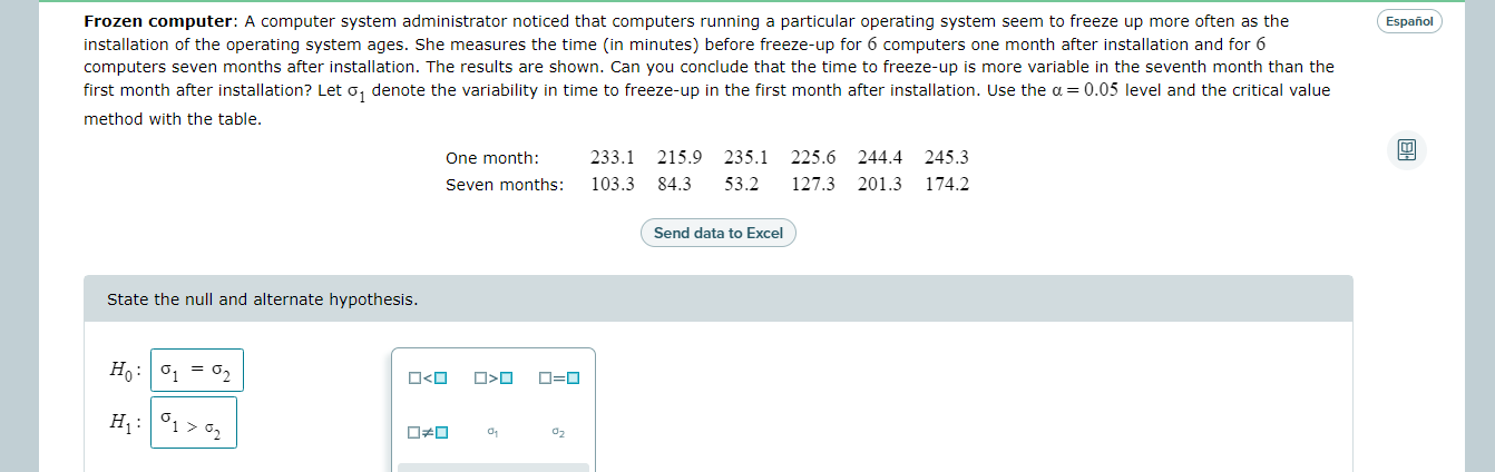  Frozen computer: A computer system administrator noticed that computers running a