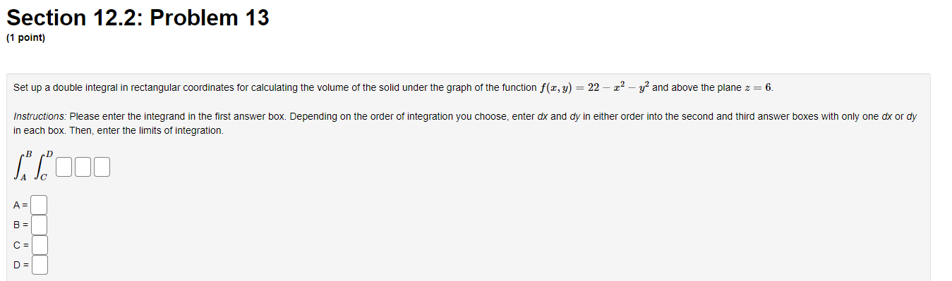 the following integral. Sketch its region of integration in the xy-plane. y