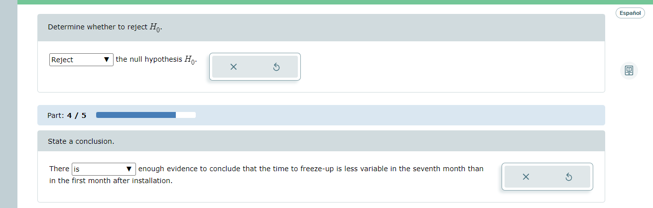 before freeze-up for 6 computers one month after installation and for 6