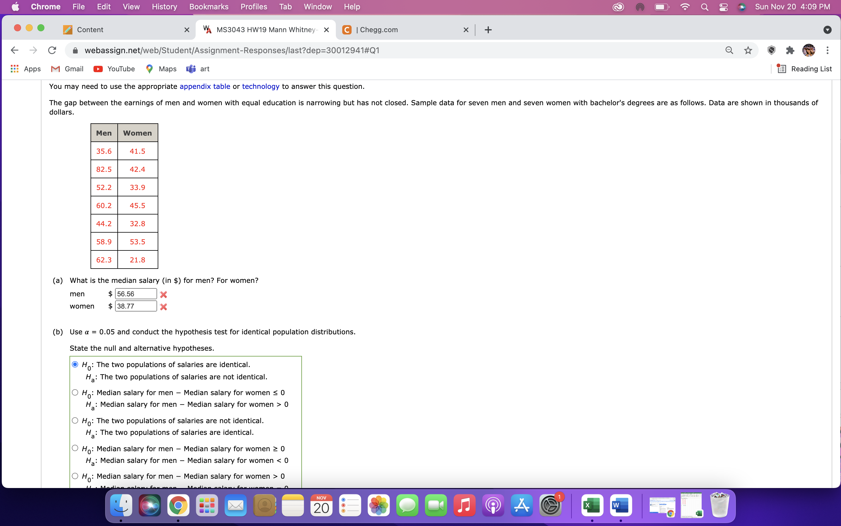  Chrome File Edit View History Bookmarks Tab Window Help Sun Nov20