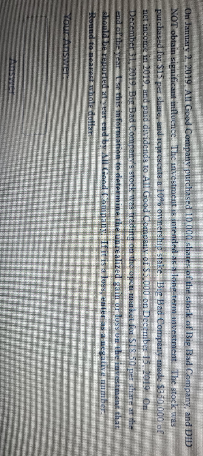 Please help explain how I arrive at this answer On January 2.