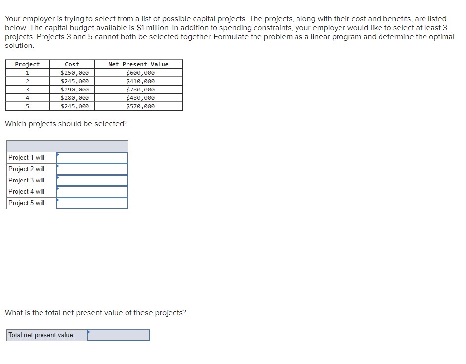 Need step-by-step solution via Excel Solver. From Chapter 7.2 (Using BIP for