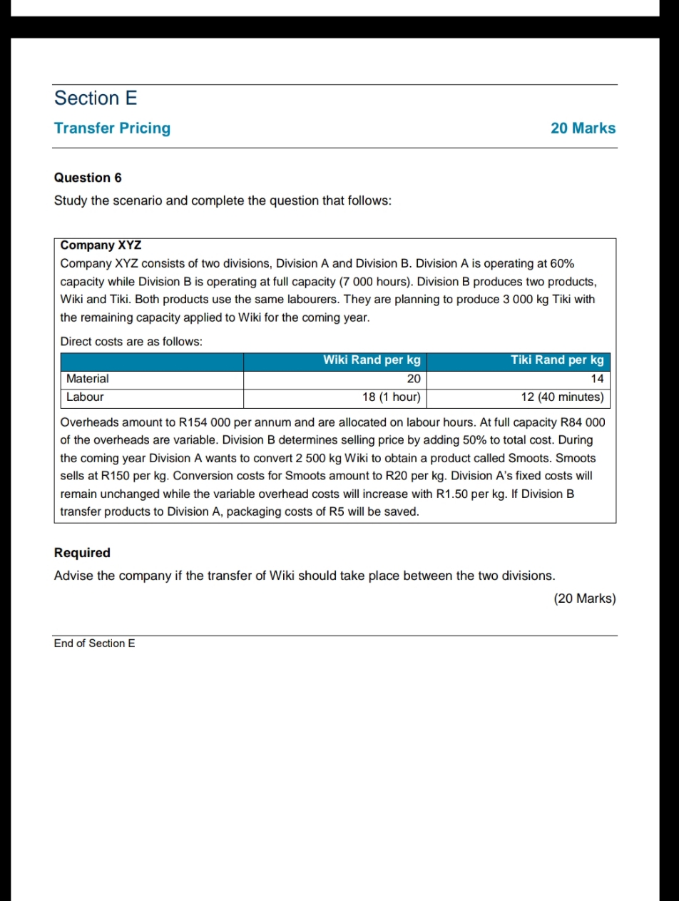 This is activity is about management accounting .. this is all the